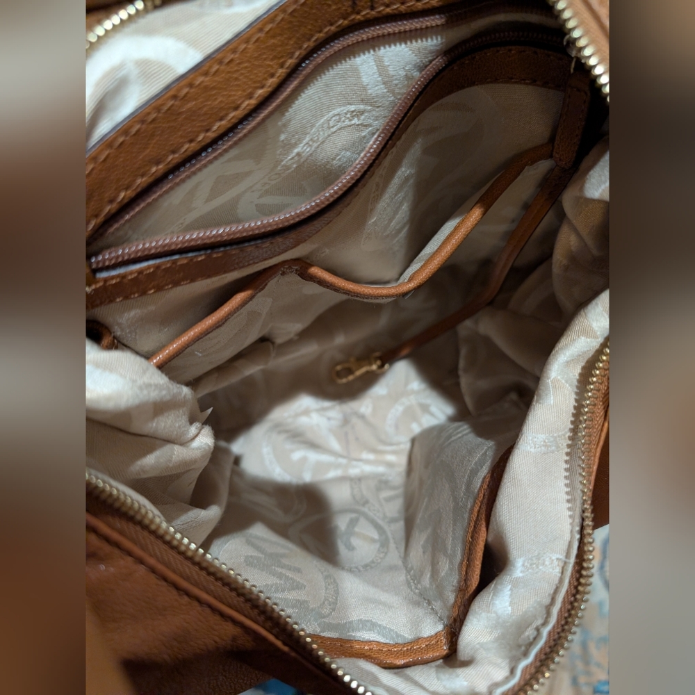 Michael Kors Nolita Caramel Hobo Bag - Picture 7 of 8